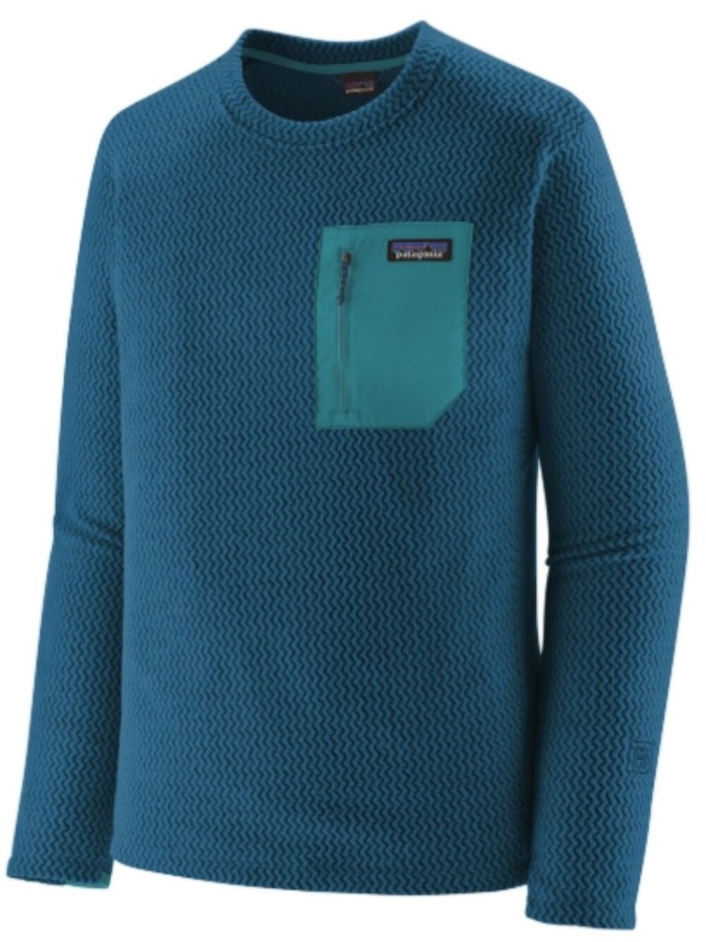 Patagonia Men's R1® Air Fleece Crew Lagom Blue  XL  NWT